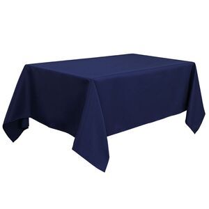 Polyester Tablecloth Wrinkle and Spillproof 60"x120" Navy Blue